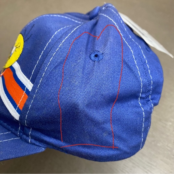 Vintage 1998 Looney Tunes 3-6X Girls Kickin’it Tweety Blue Hat - Picture 16 of 17